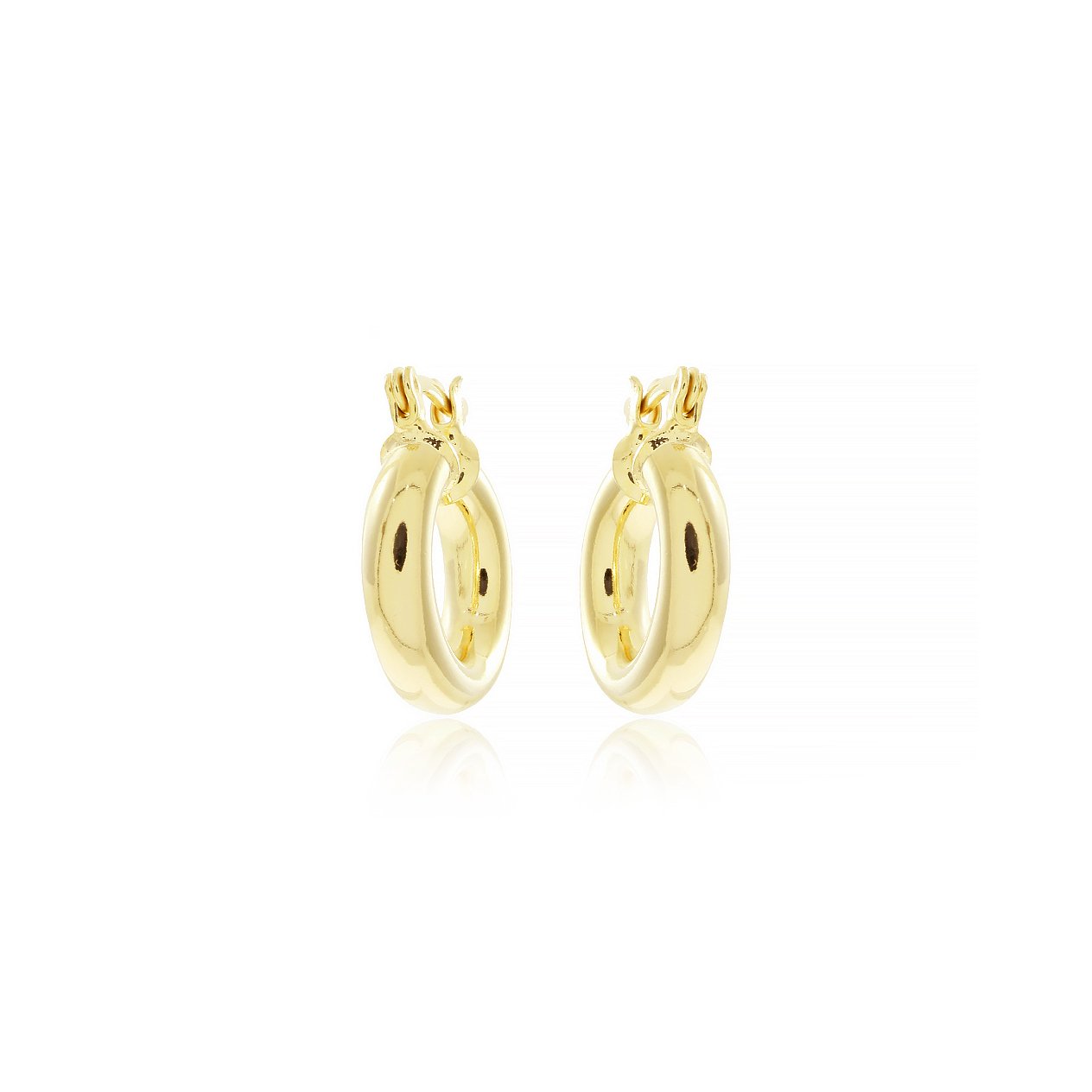 Brt-6618-Do Brinco De Argola Tubo Com Fecho Italiano (20mm).