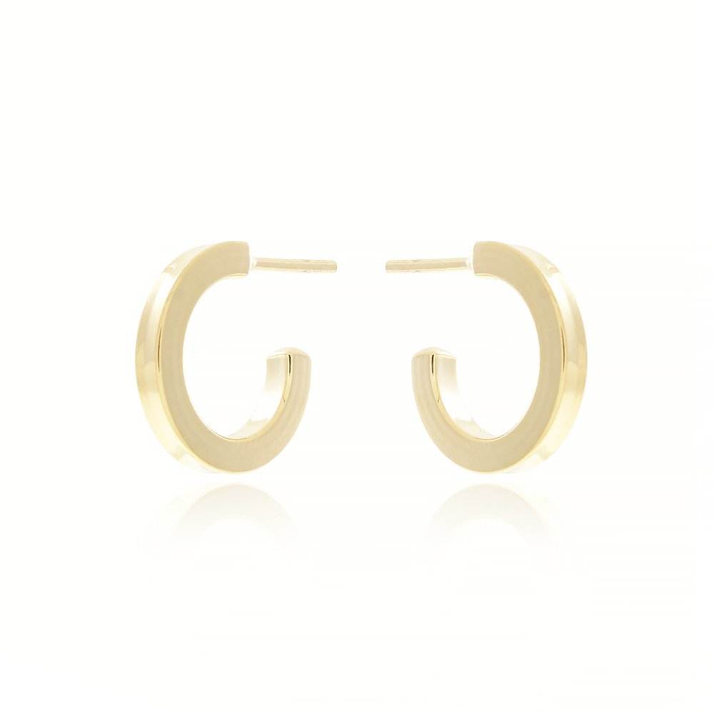 Brt-6694-Do Brinco Meia Argola Tubo Quadrado Liso (1,5cm).