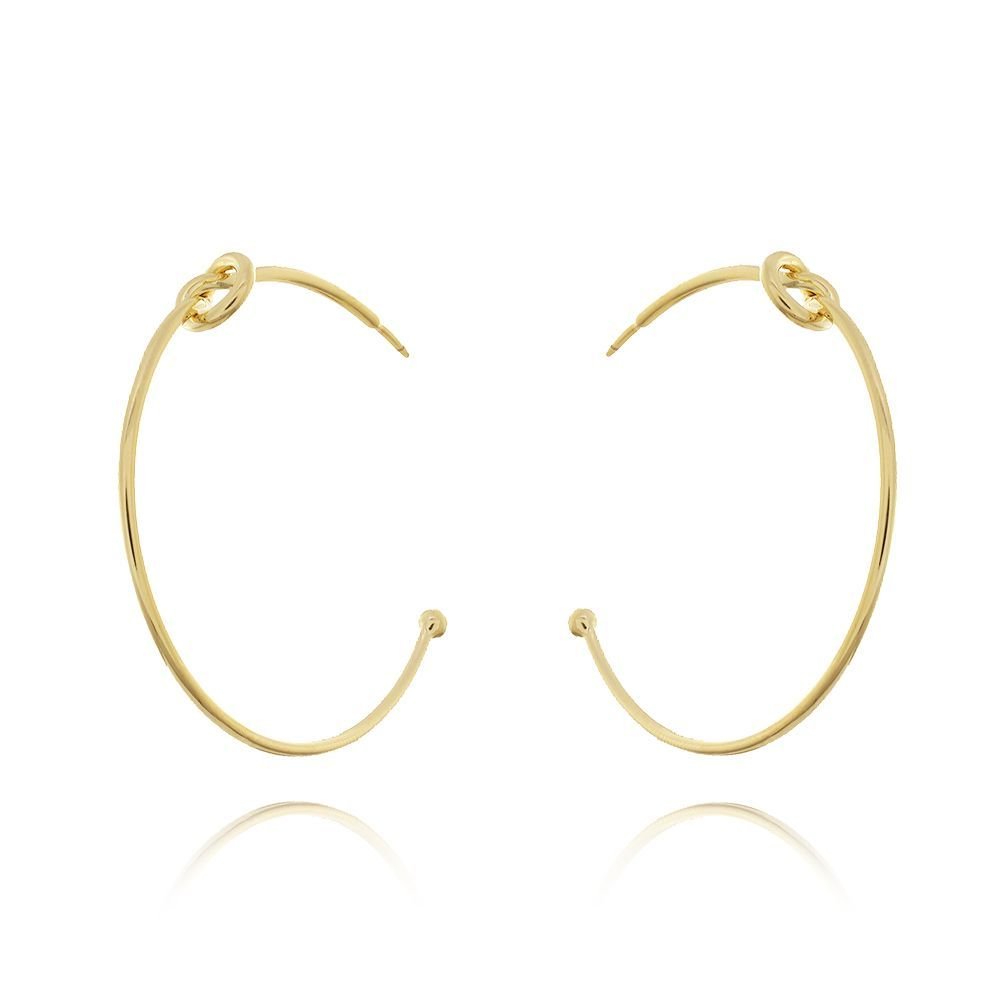 Brt-6710-Do Brinco De Argola Com Nó (42mm)