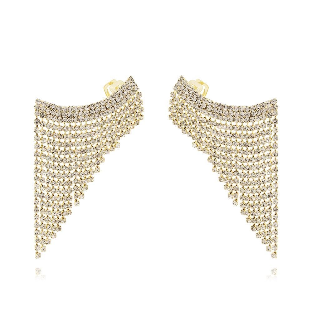 Brt-6734-Do Brinco Ear Cuff Cravejado Cristal