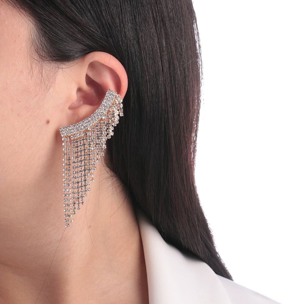 Brt-6734-Do Brinco Ear Cuff Cravejado Cristal