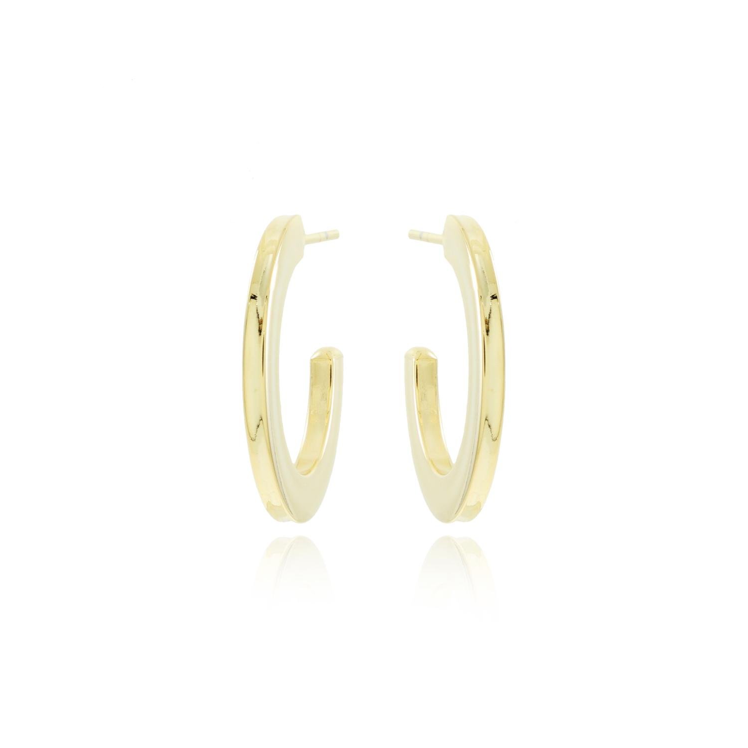 Brt-6741-Do Brinco Meia Argola Lisa (2,4cm).