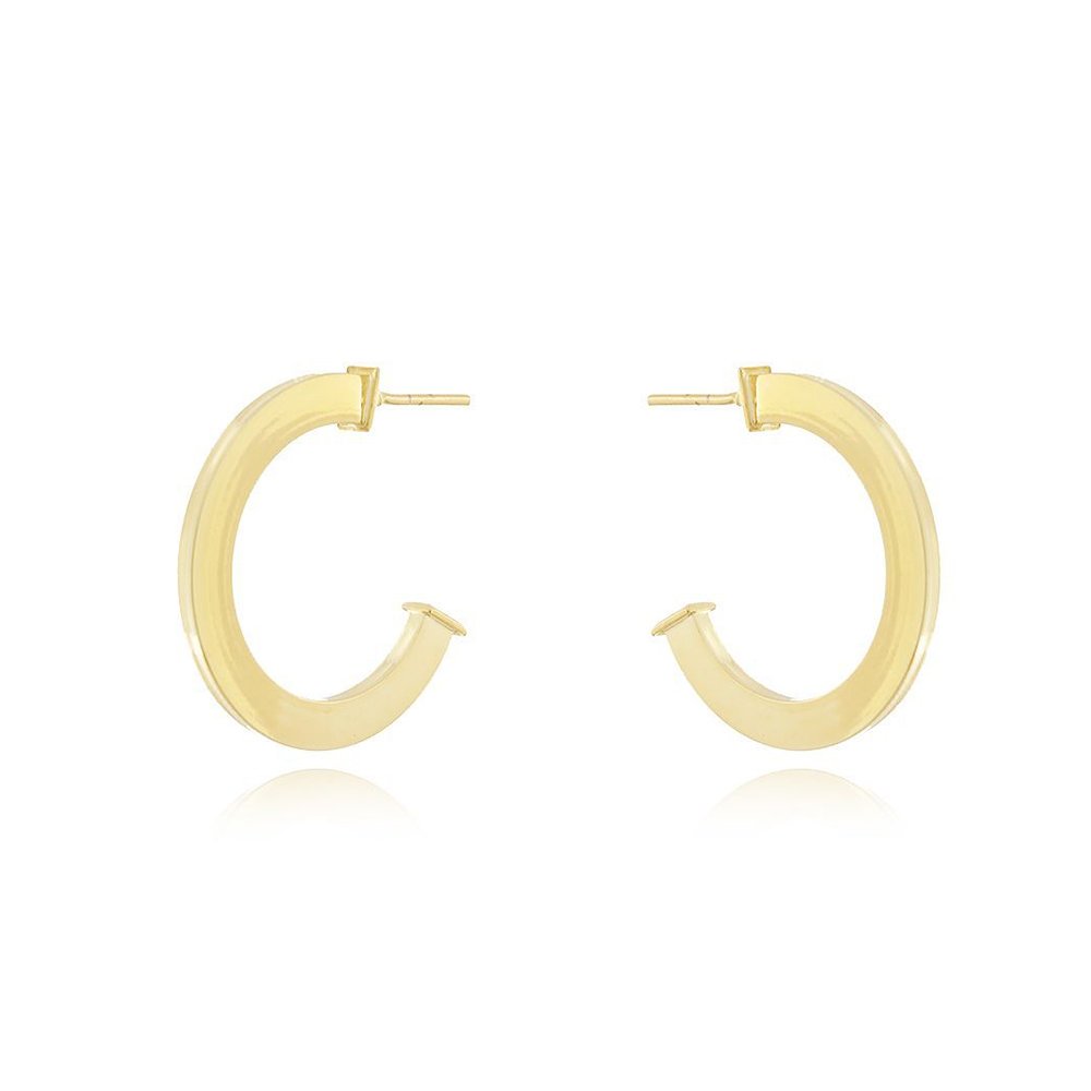 Brt-6742-Do Brinco Meia Argola Lisa (2,9cm).