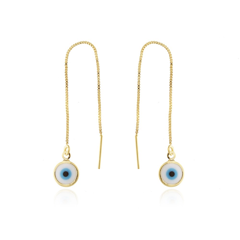 Brt-6788-Do Brinco Threader De Olho Grego