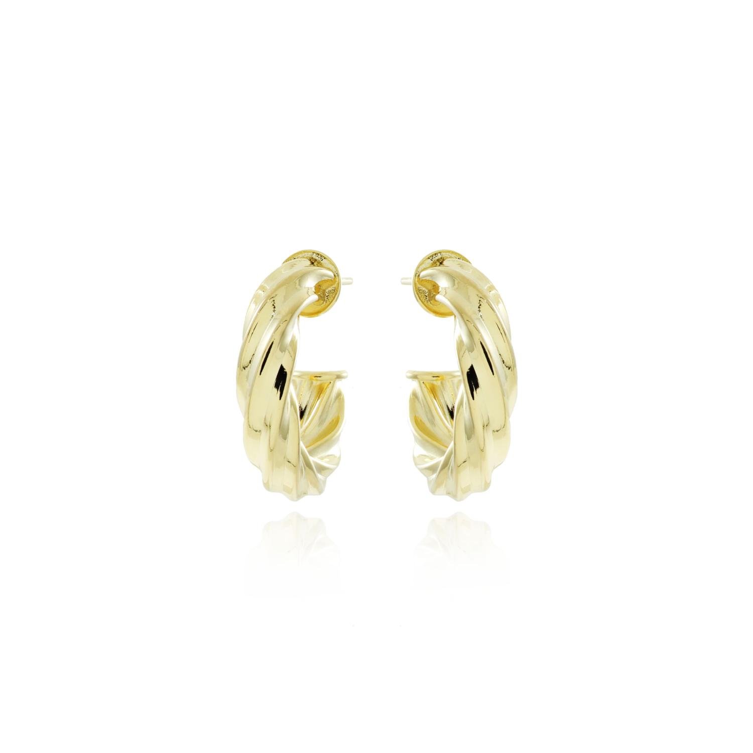 Brt-6807-Do Brinco Meia Argola Torcida (2,2cm)