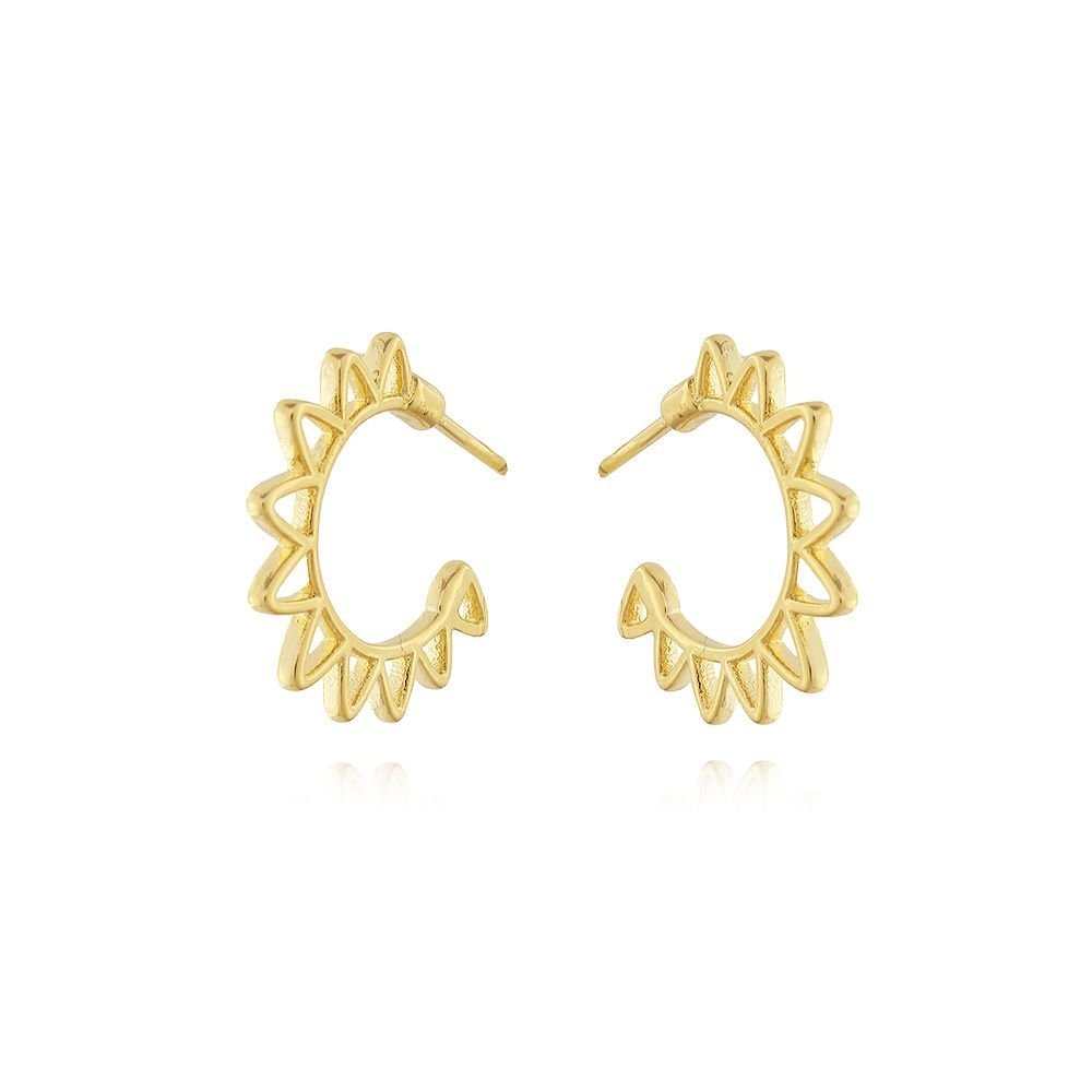 Brt-6809-Do Brinco Meia Argola Detalhada (19mm)