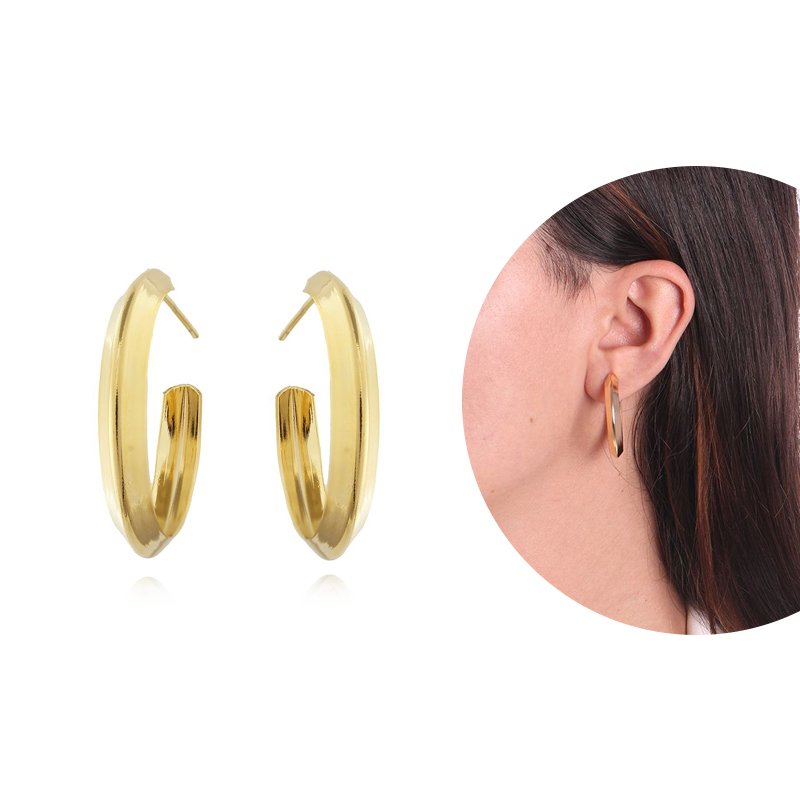 Brt-6842-Do Brinco Meia Argola (33mm)