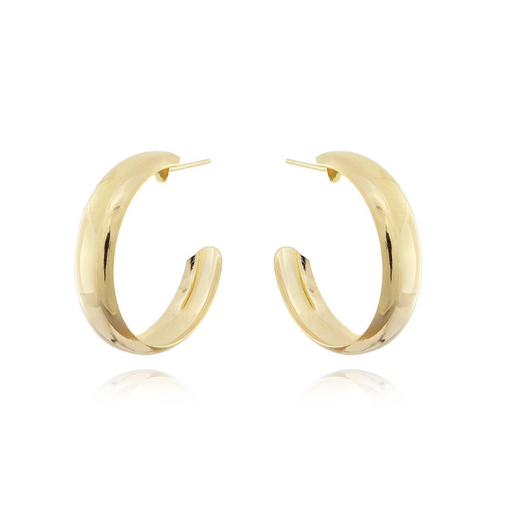 Brt-6862-Do Brinco Meia Argola Média (35mm)