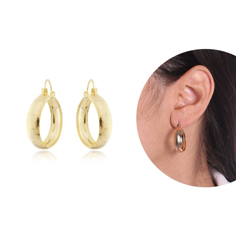 Brt-6880-Do Brinco De Argola Larga (33mm)