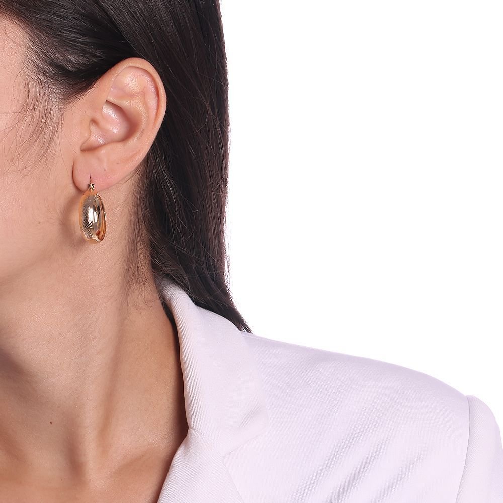 Brt-6880-Do Brinco De Argola Larga (33mm)