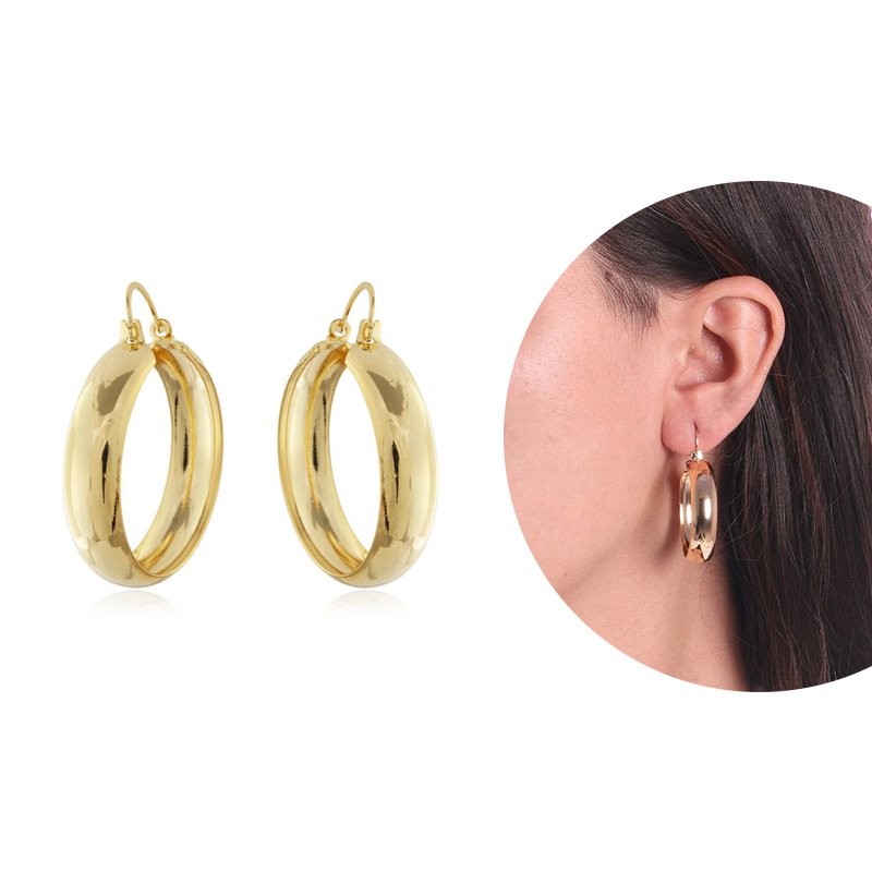 Brt-6882-Do Brinco De Argola Tubular (38mm)