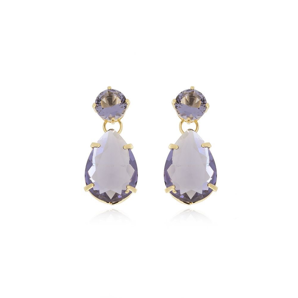 Brt-6976-Do Brinco De Pedras Lilás