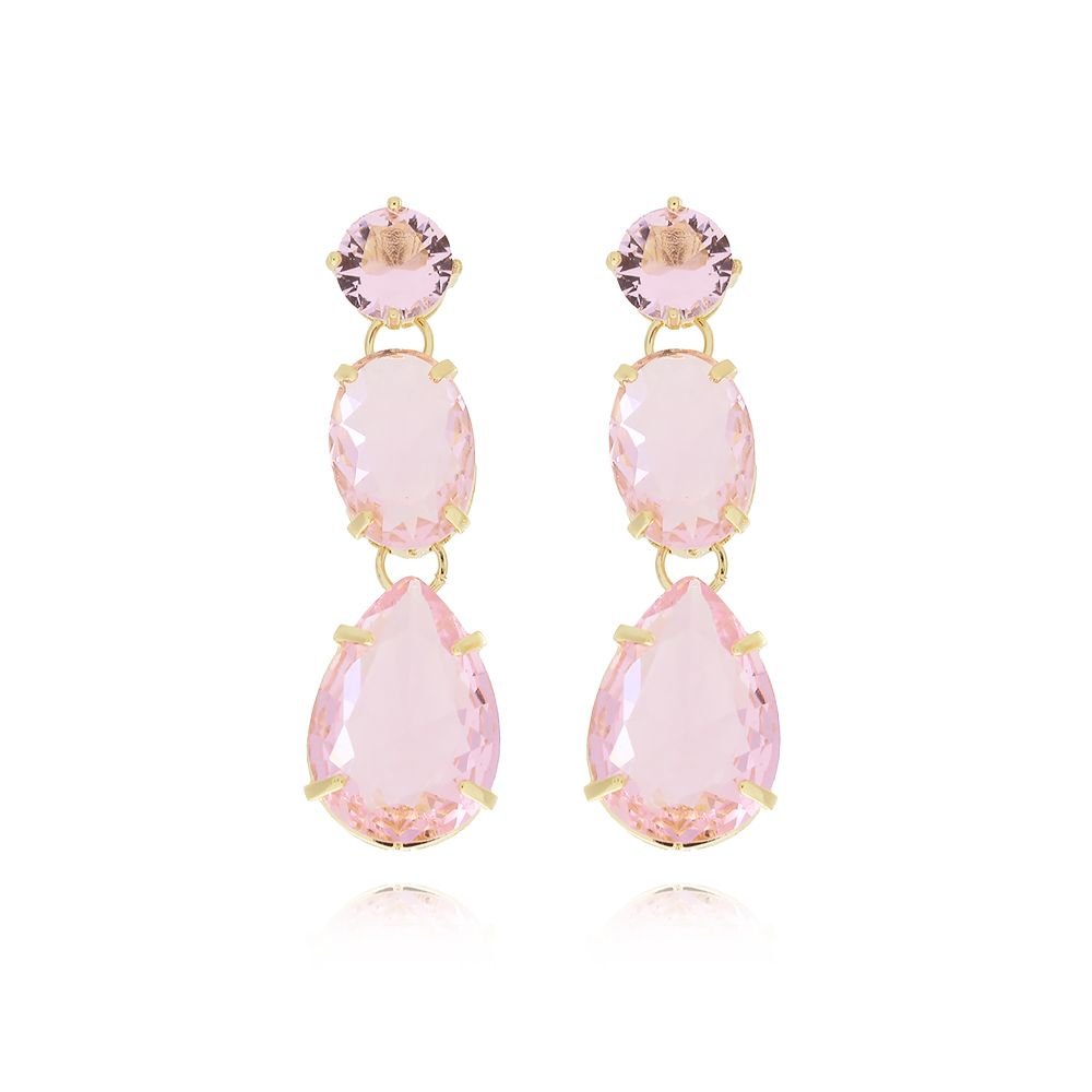 Brt-6979-Do Brinco De Pedra Morganita