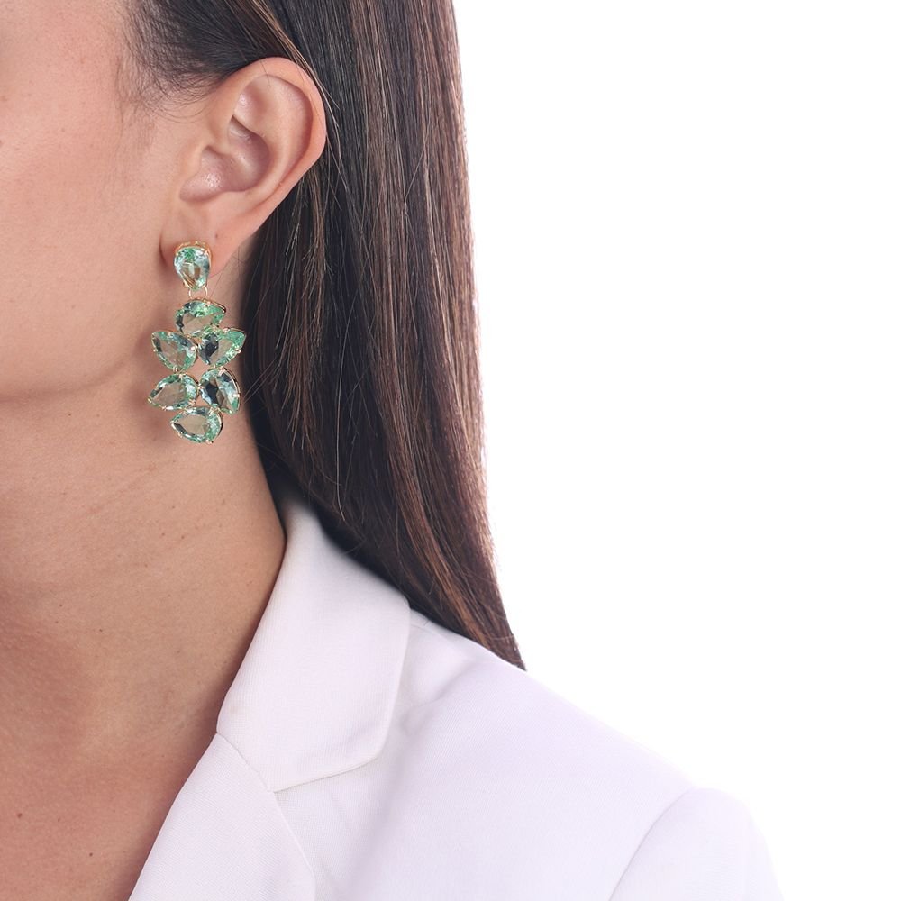 Brt-6995-Do Brinco Cravejado Vermelho