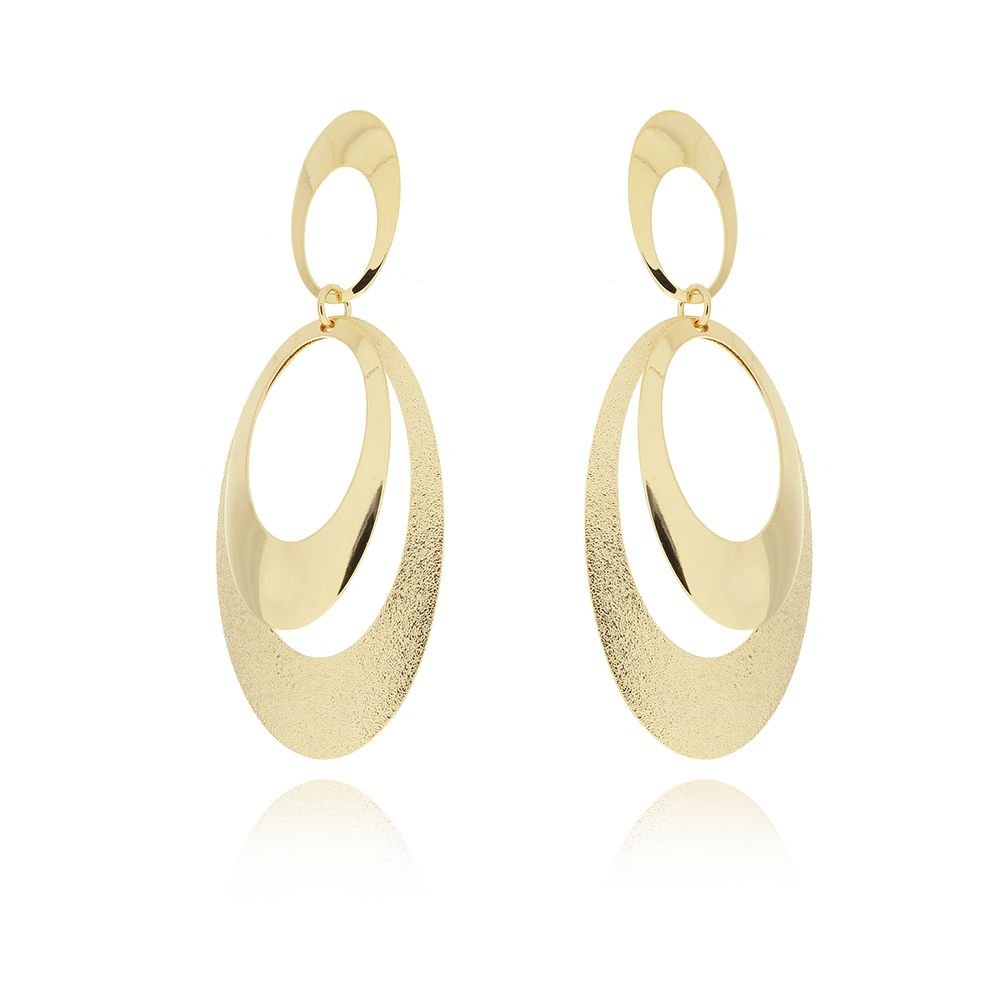 Brt-7013-Do (6,5cm) Brinco Longo Detalhado