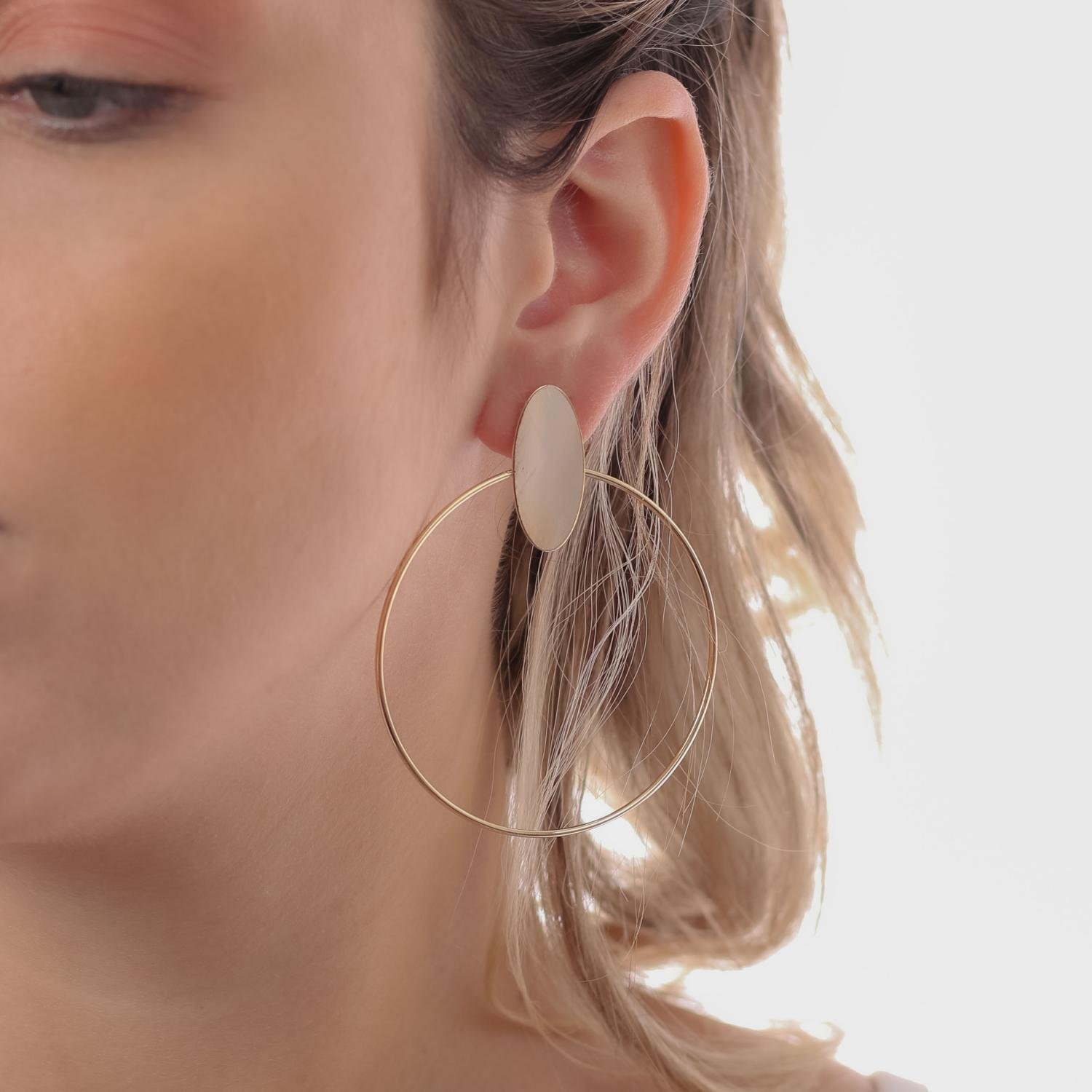 Brt-7290-Do Brinco De Argola Lisa.