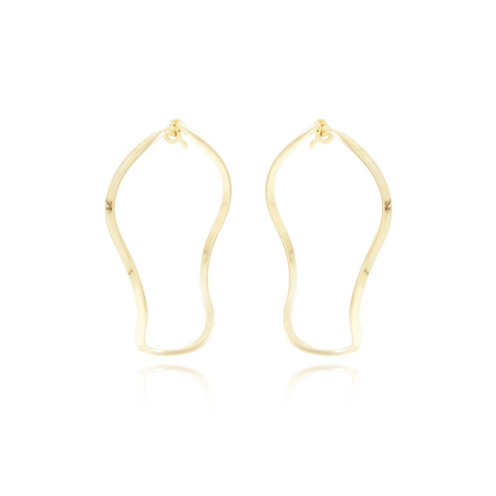 Brt-7313-Do Brinco De Argola Detalhada (1,5cm).