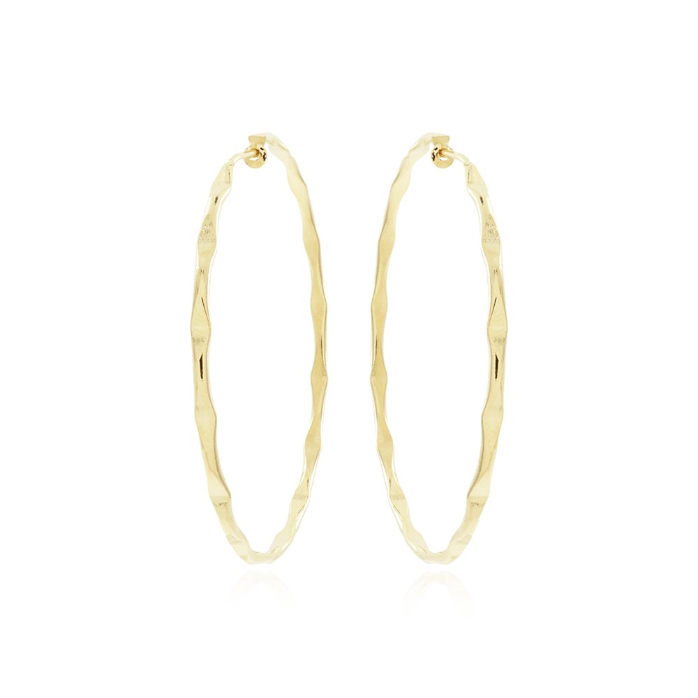 Brt-7315-Do Brinco De Argola Detalhada (4,1cm).