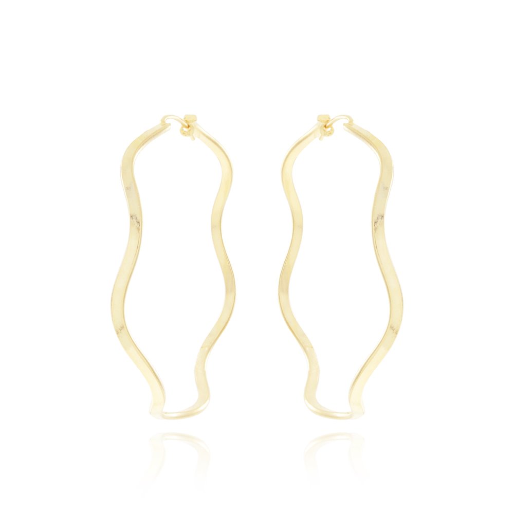 Brd-7317-Do Brinco De Argola Detalhada (2,2cm).