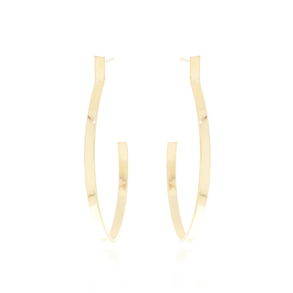 Brt-7318-Do Brinco De Meia Argola Lisa (2,5cm).