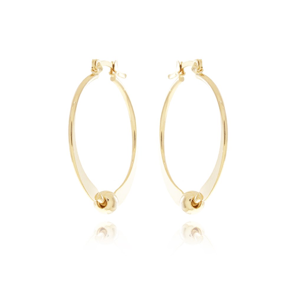 Brt-7324-Do Brinco Argola Com Fecho Italiano (3,5cm).