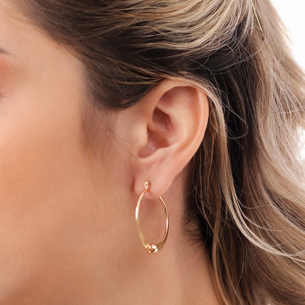 Brt-7324-Do Brinco Argola Com Fecho Italiano (3,5cm).