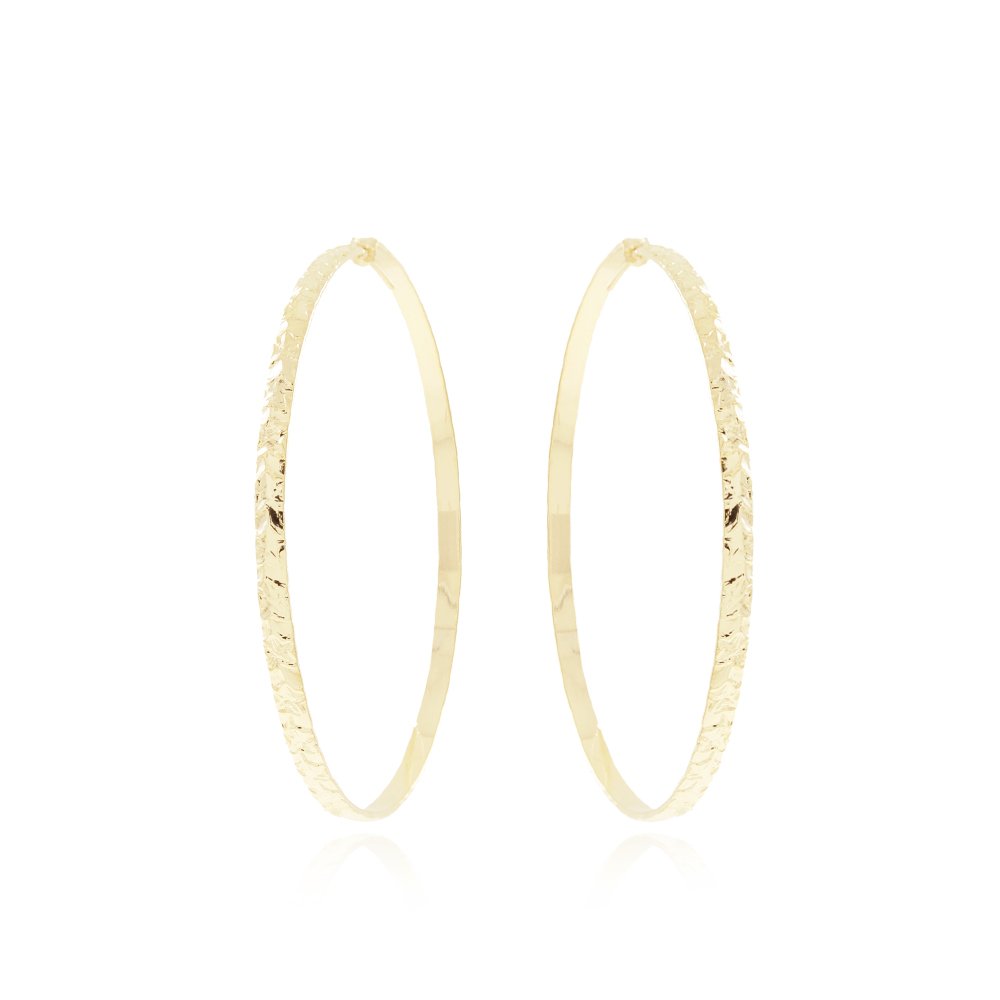 Brt-7342-Do Brinco De Argola Detalhada (5,6cm).