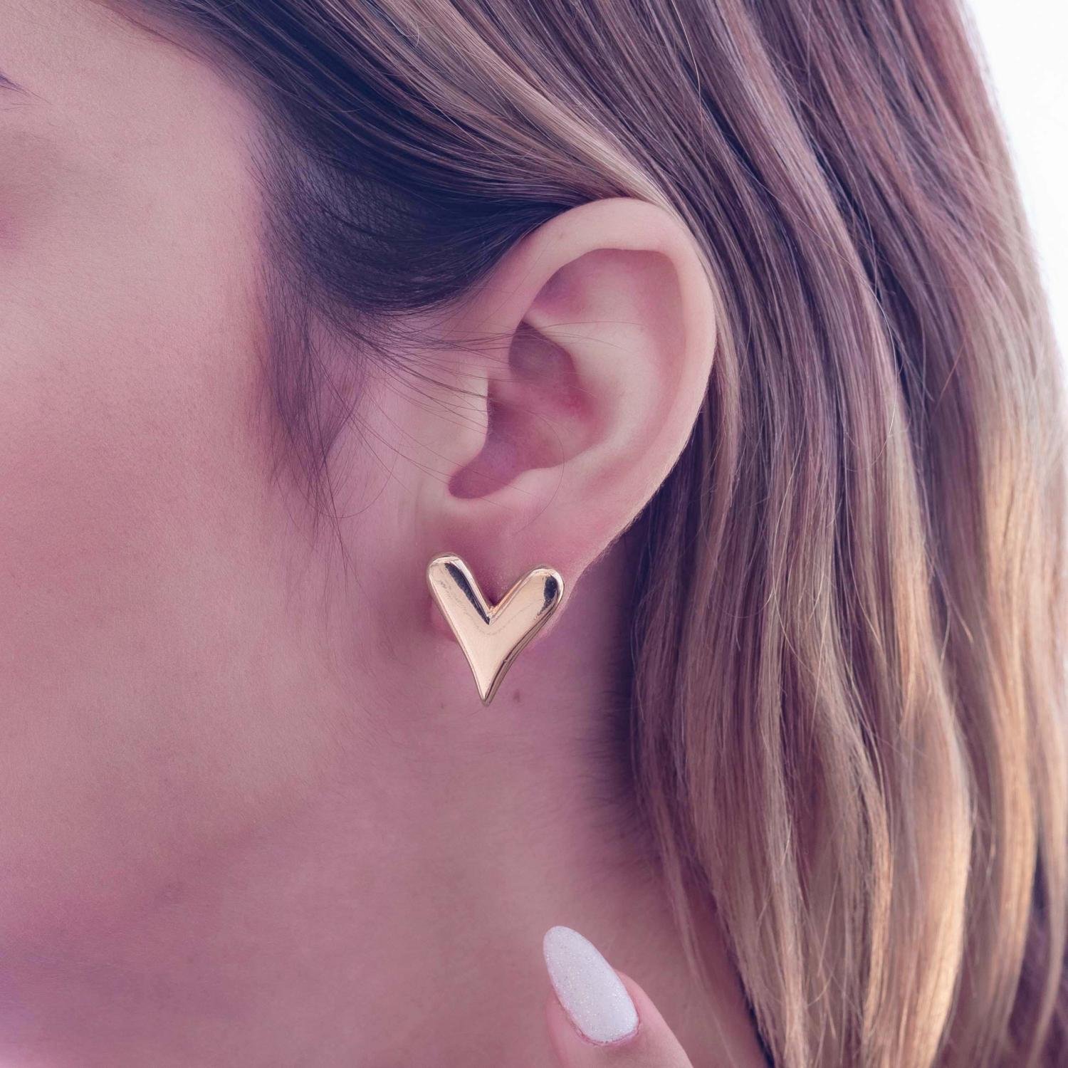 Brt-7393-Do Brinco De Coração Liso.