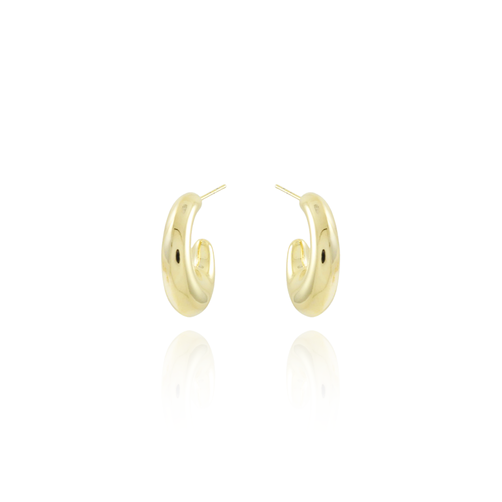 Brt-7561-Do Brinco Meia Argola Liso (23mm).