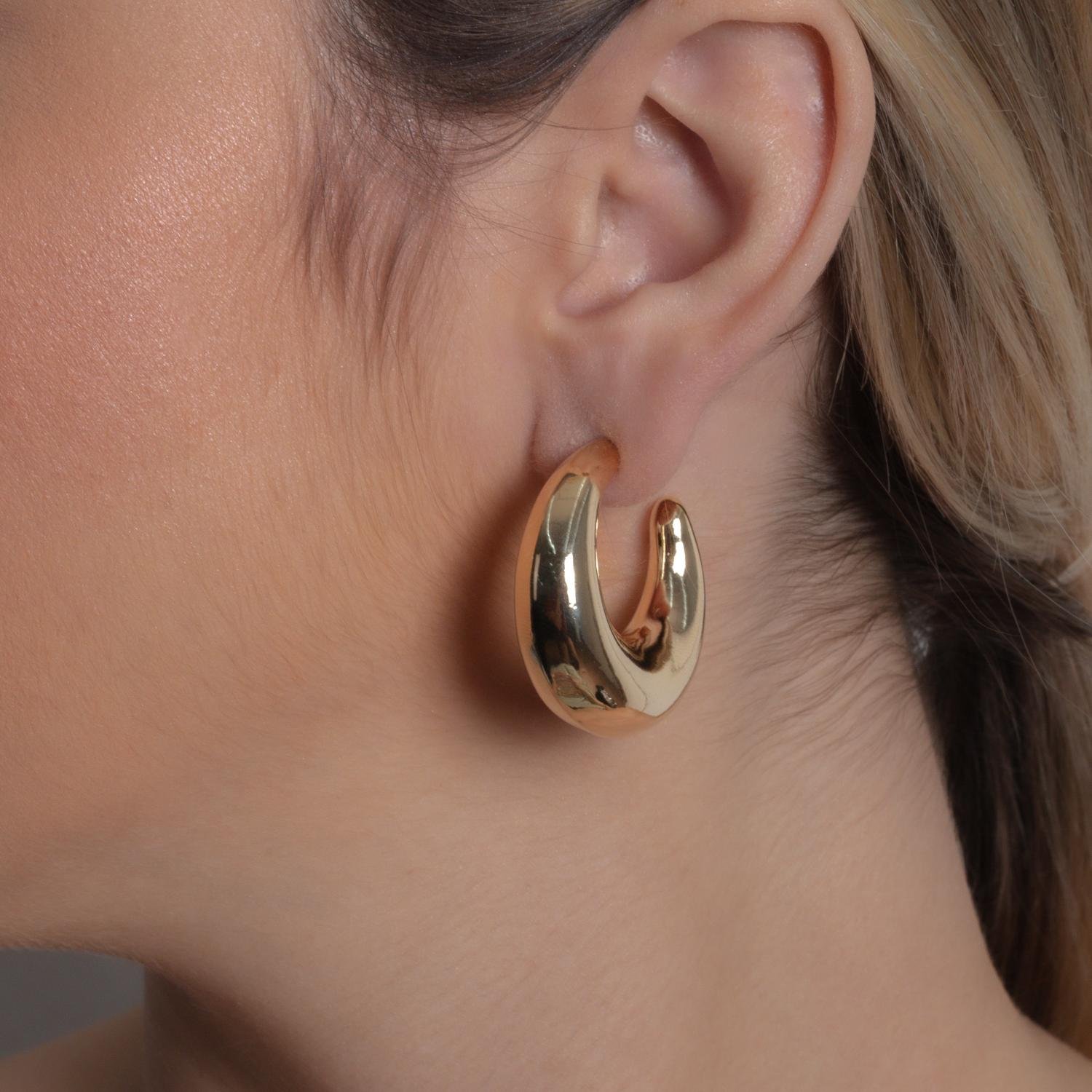 Brt-7563-Do Brinco Meia Argola Liso (35mm).