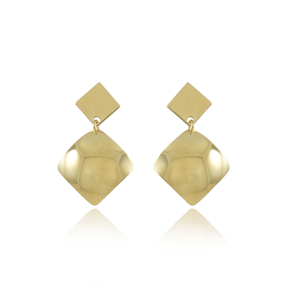 Brt-7662-Do Brinco De Pêndulo Geométrico Liso.