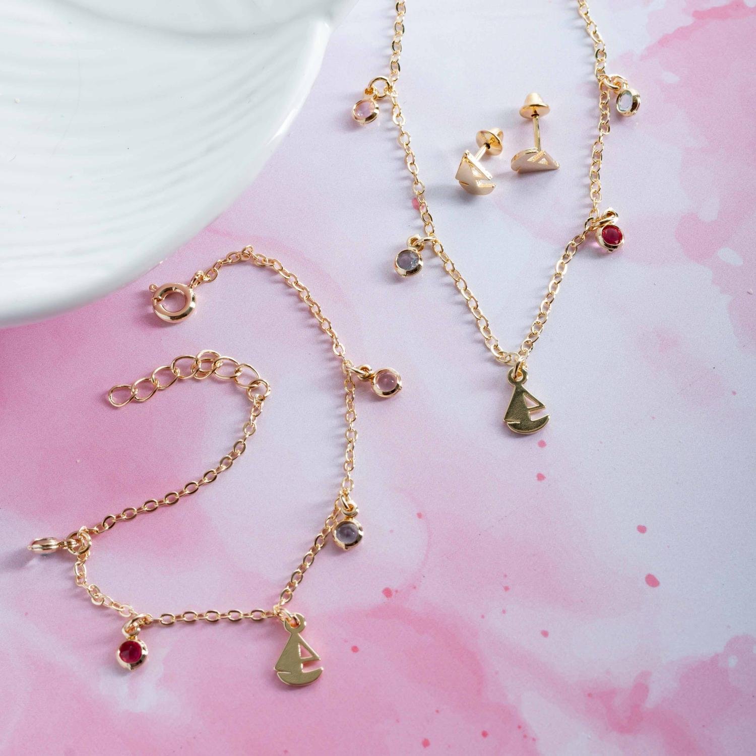 Cjls-3674-Fo Conjunto Infantil De Barquinho Colorido (35cm+5cm).