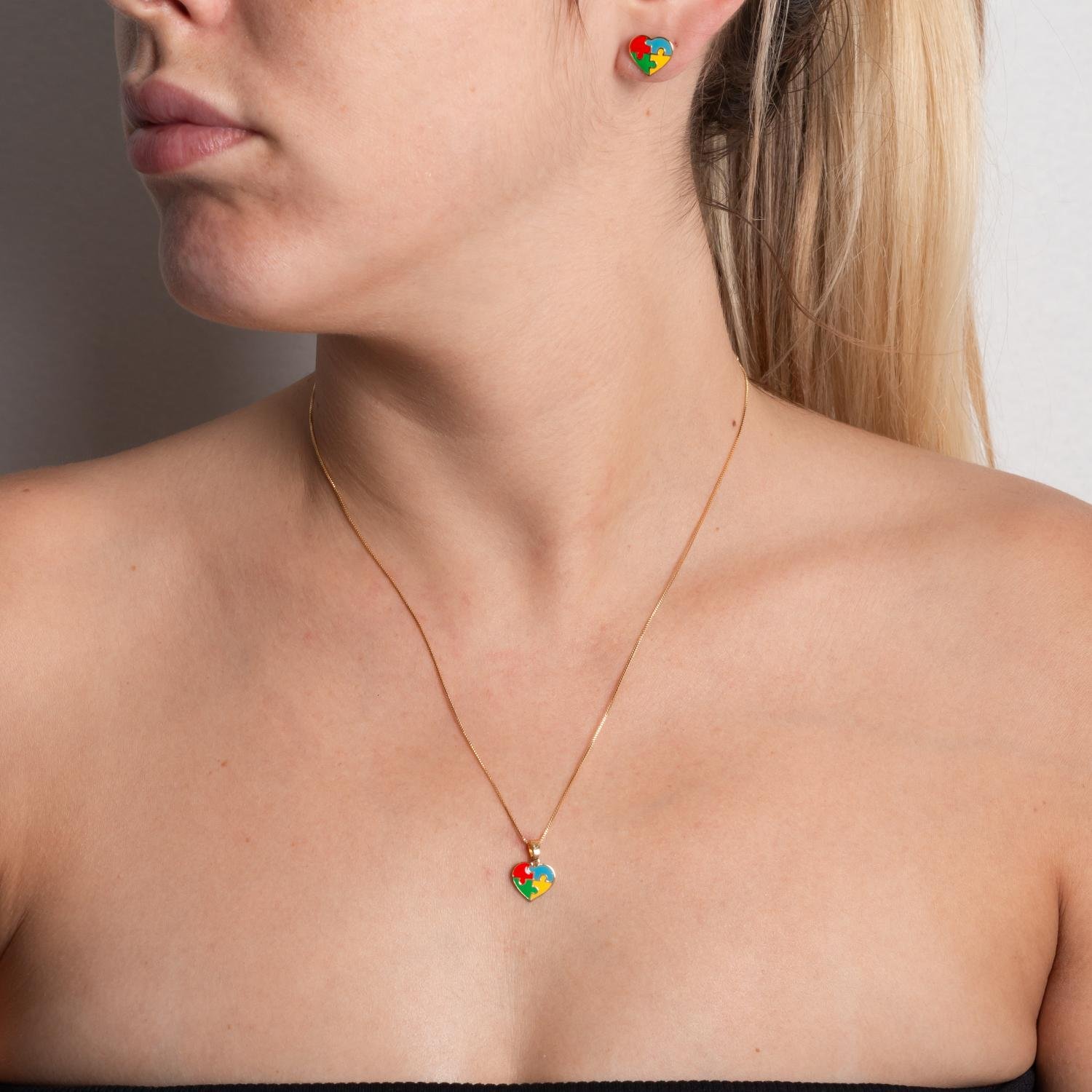 Cjt-1049-Fo Conjunto Tea Coração Resinado (45cm+5cm).