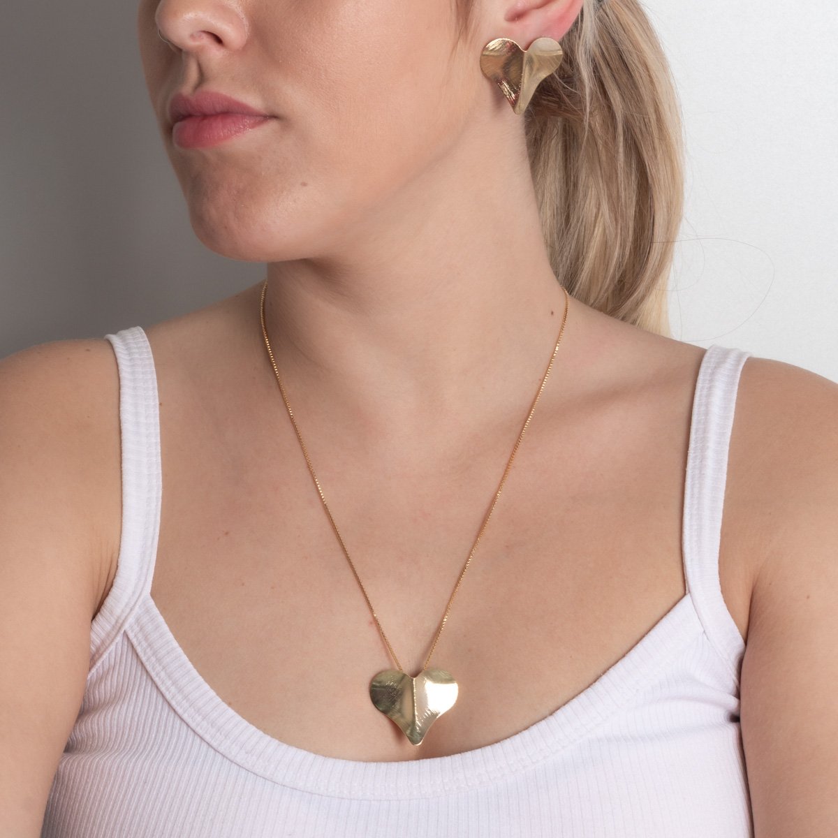 Cjt-1137-Fo Conjunto De Coração Orgânico (50cm+5cm).