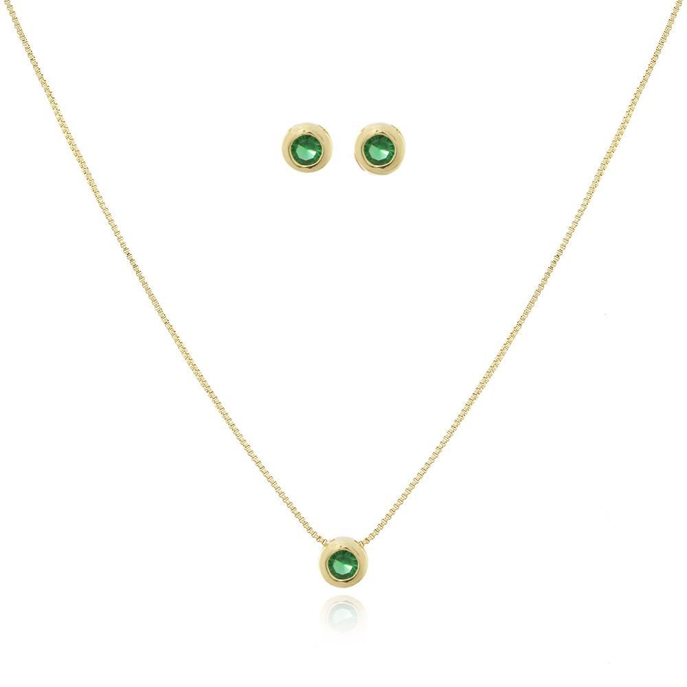 Cjt-464-Fo Conjunto Ponto De Luz Esmeralda