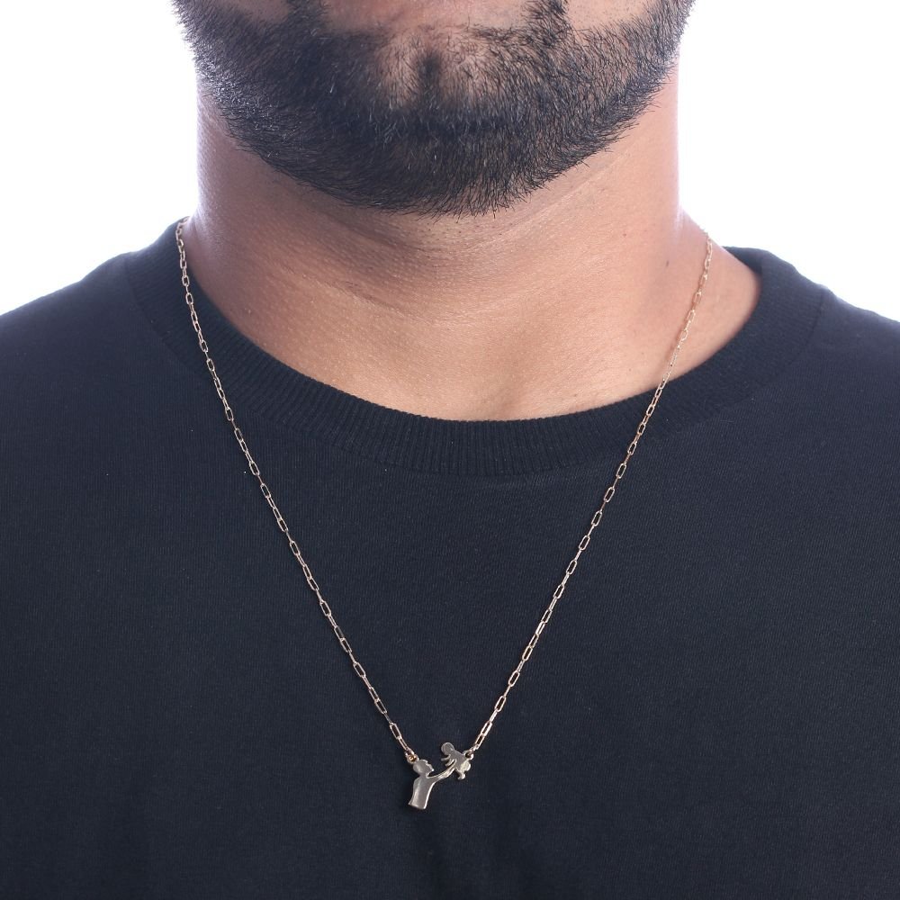 Cll-283-Fo Corrente Masculina Pai E Filho (30x30cm)