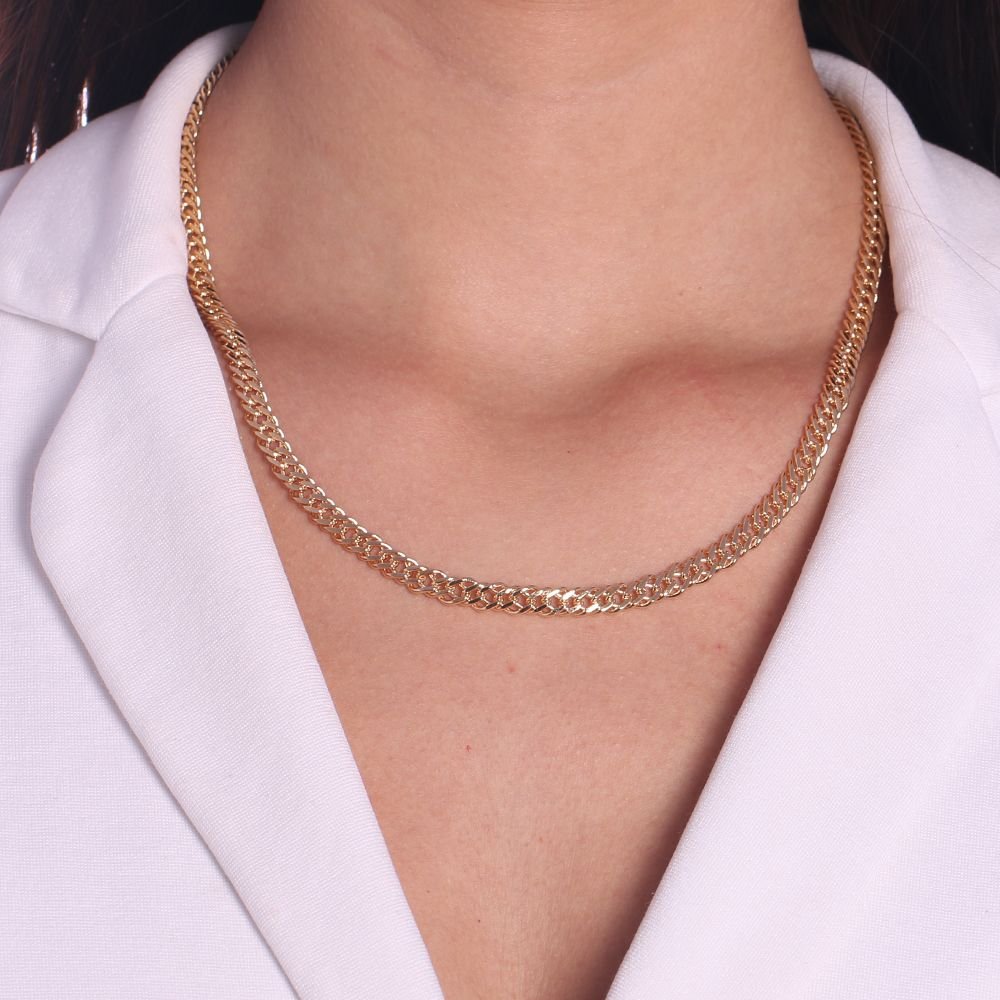 Cllf-19-Fo (50cm) Colar Detalhado Longo