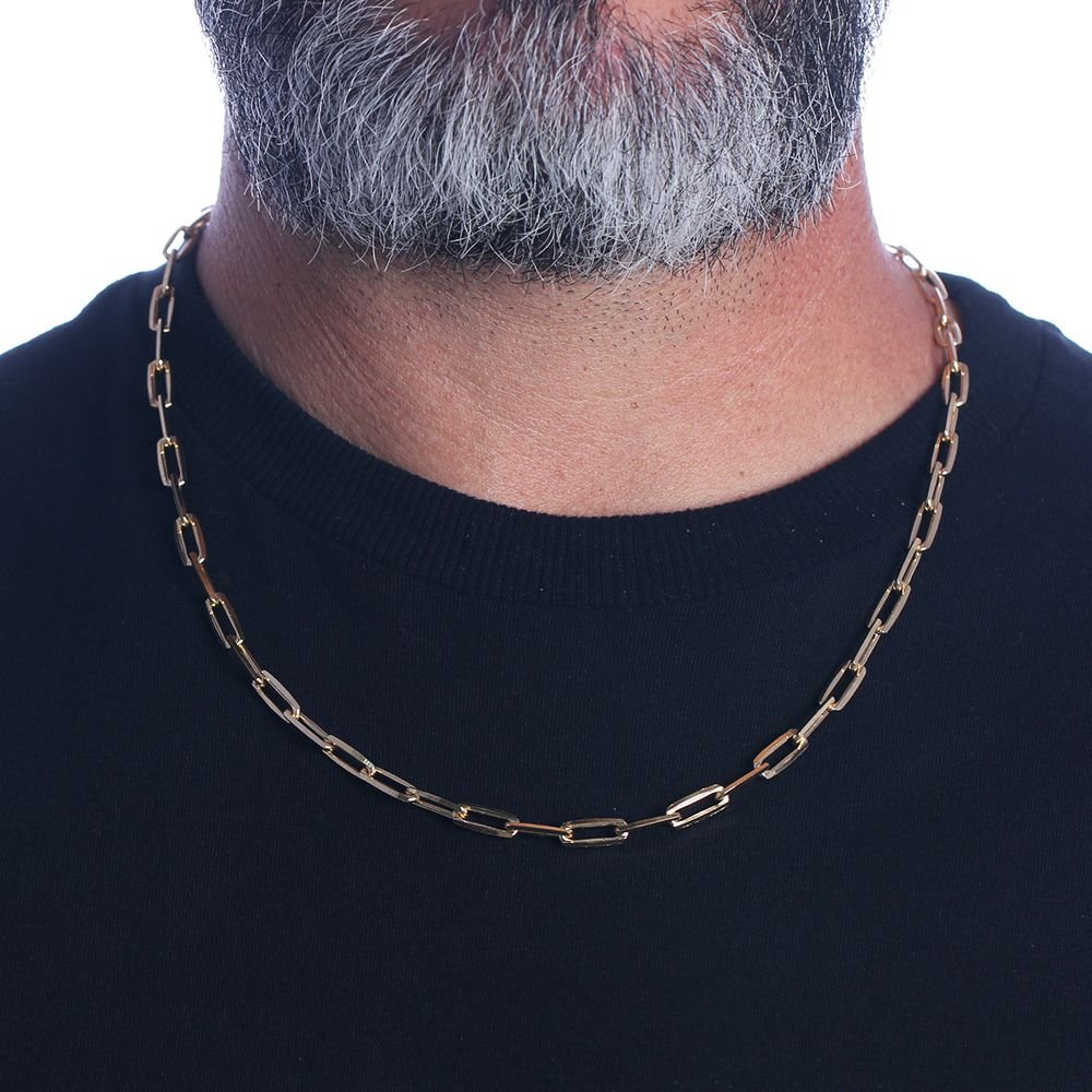 Clm-112-Fo Corrente De Elos Masculina (60cm)