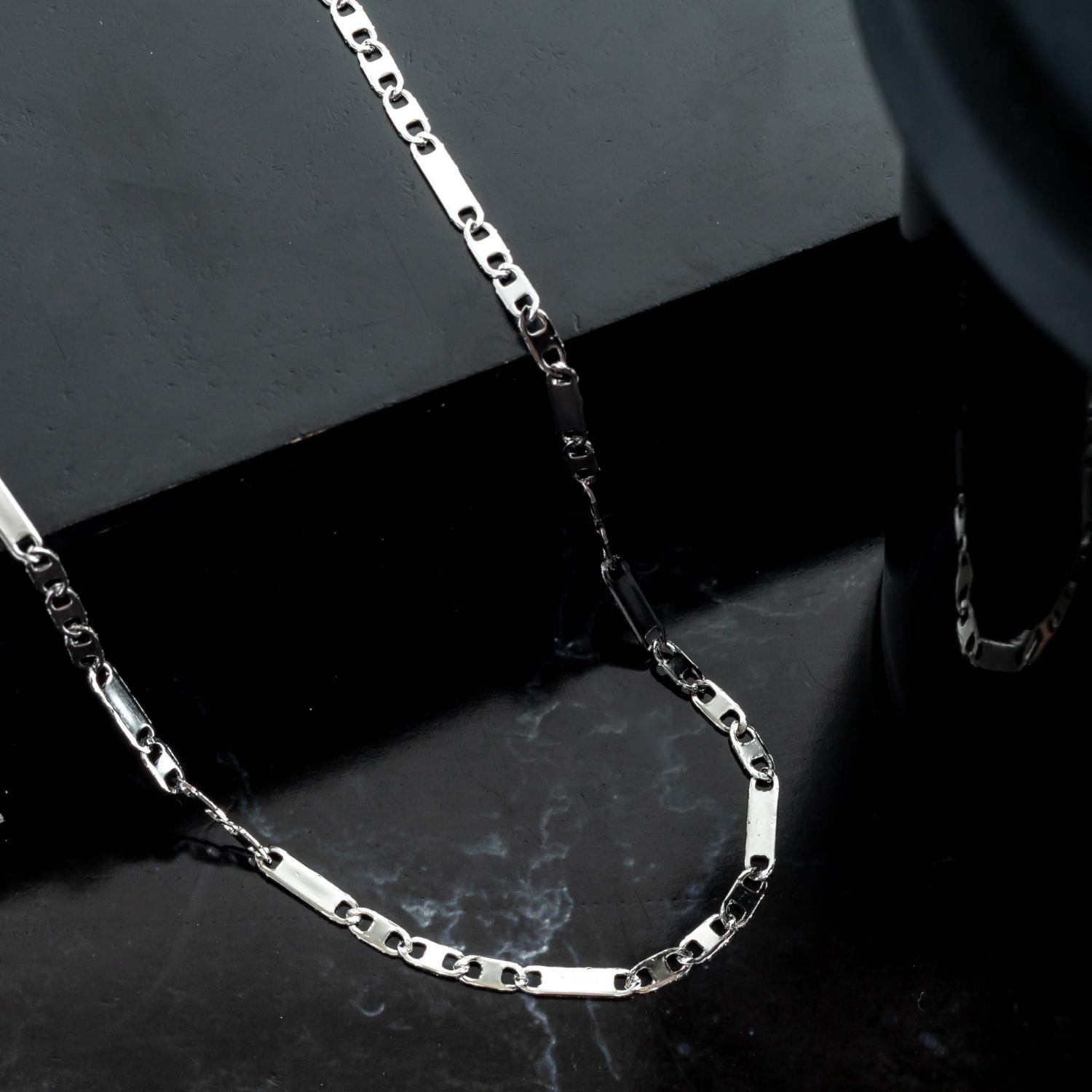 Clm-337-Aço Inox Corrente Masculina (Aço Inox 60cm).