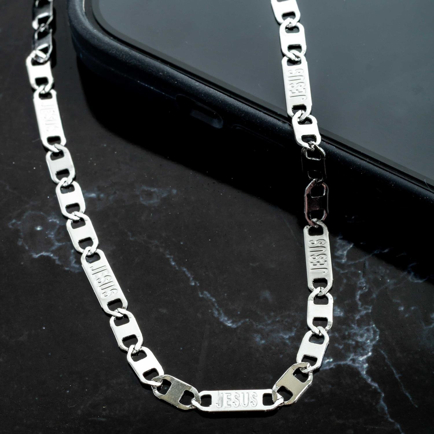 Clm-338-Aço Inox Corrente Masculina (Aço Inox 60cm).