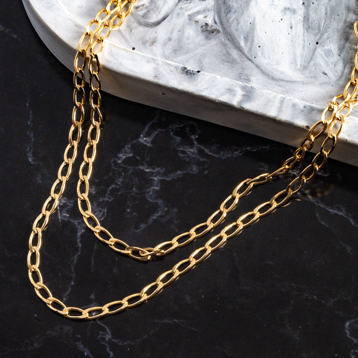 Clm-378-Fo Corrente De Elos Pequenos (60cm).