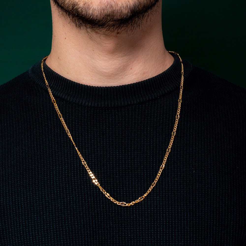Clm-499-Fo Corrente Masculina Diamantada 4mm. 