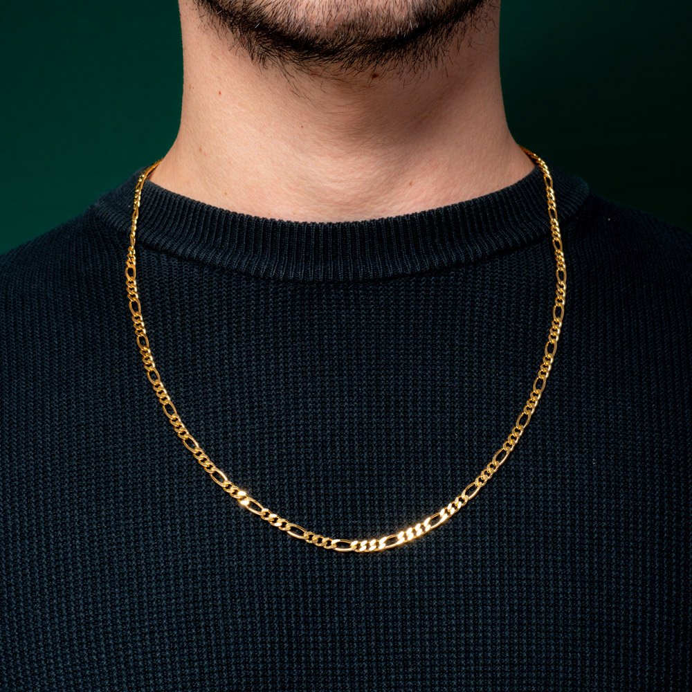 Clm-508-Fo Corrente Masculina Elo Fígaro 6mm. 