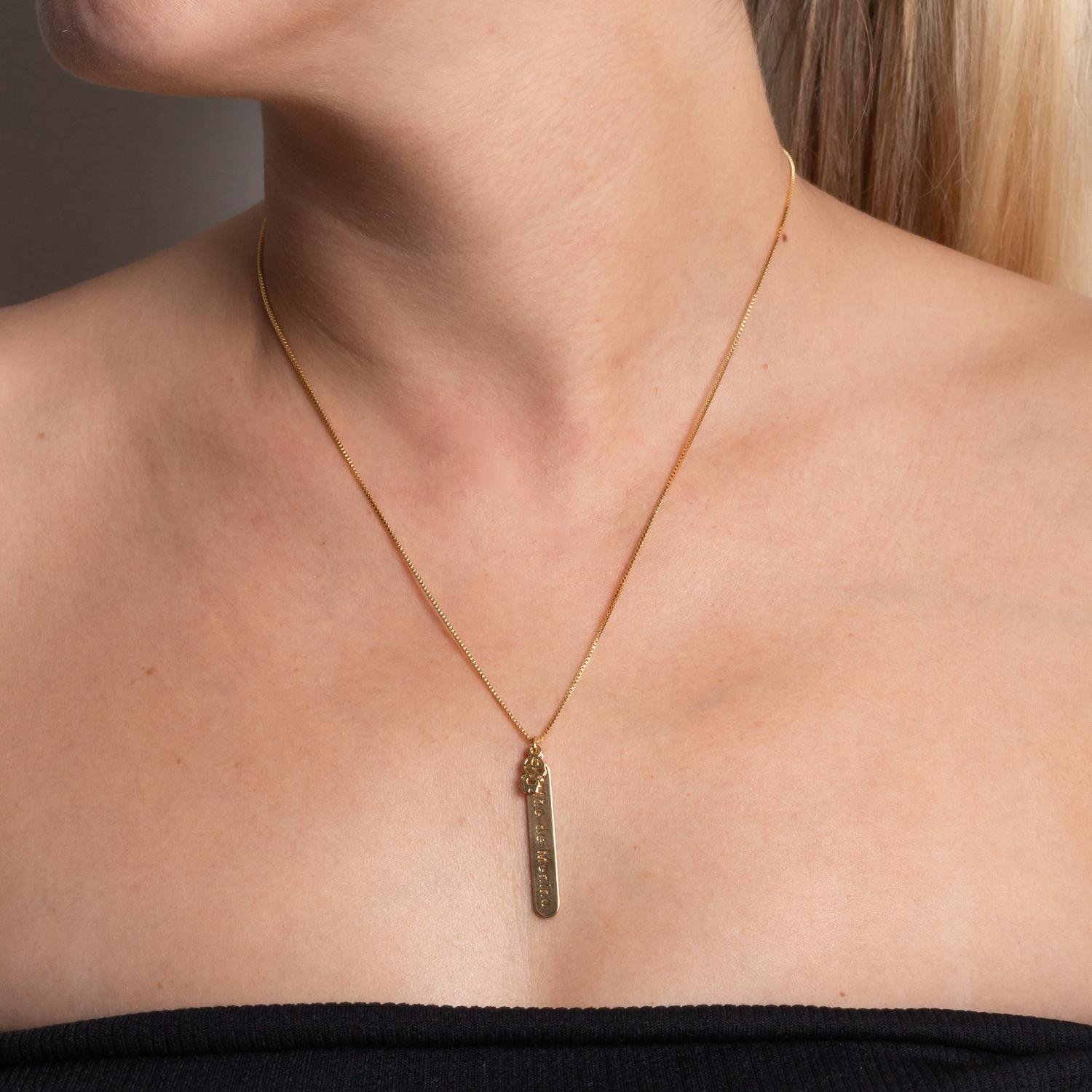 Cls-1933-Fo Colar Mãe De Menino (45cm+5cm).