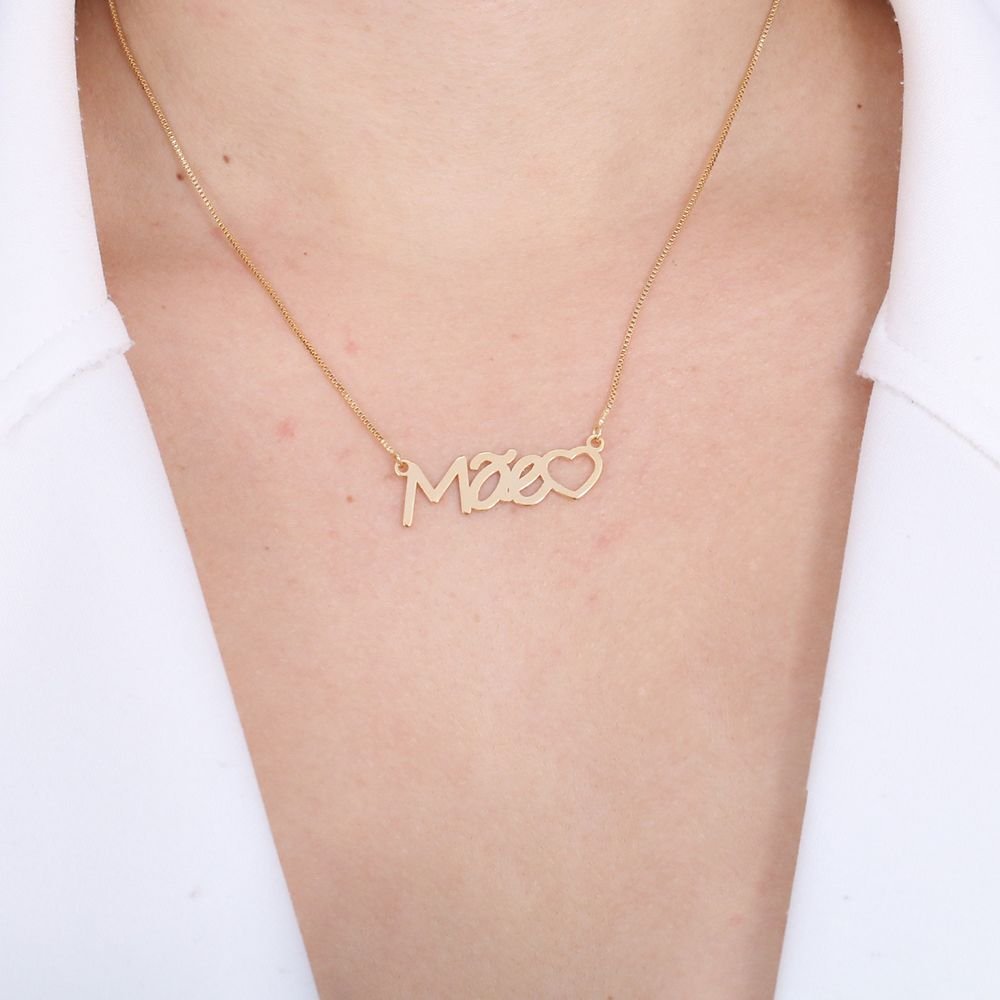 Cls-220-Fo Colar Mãe Com Coração