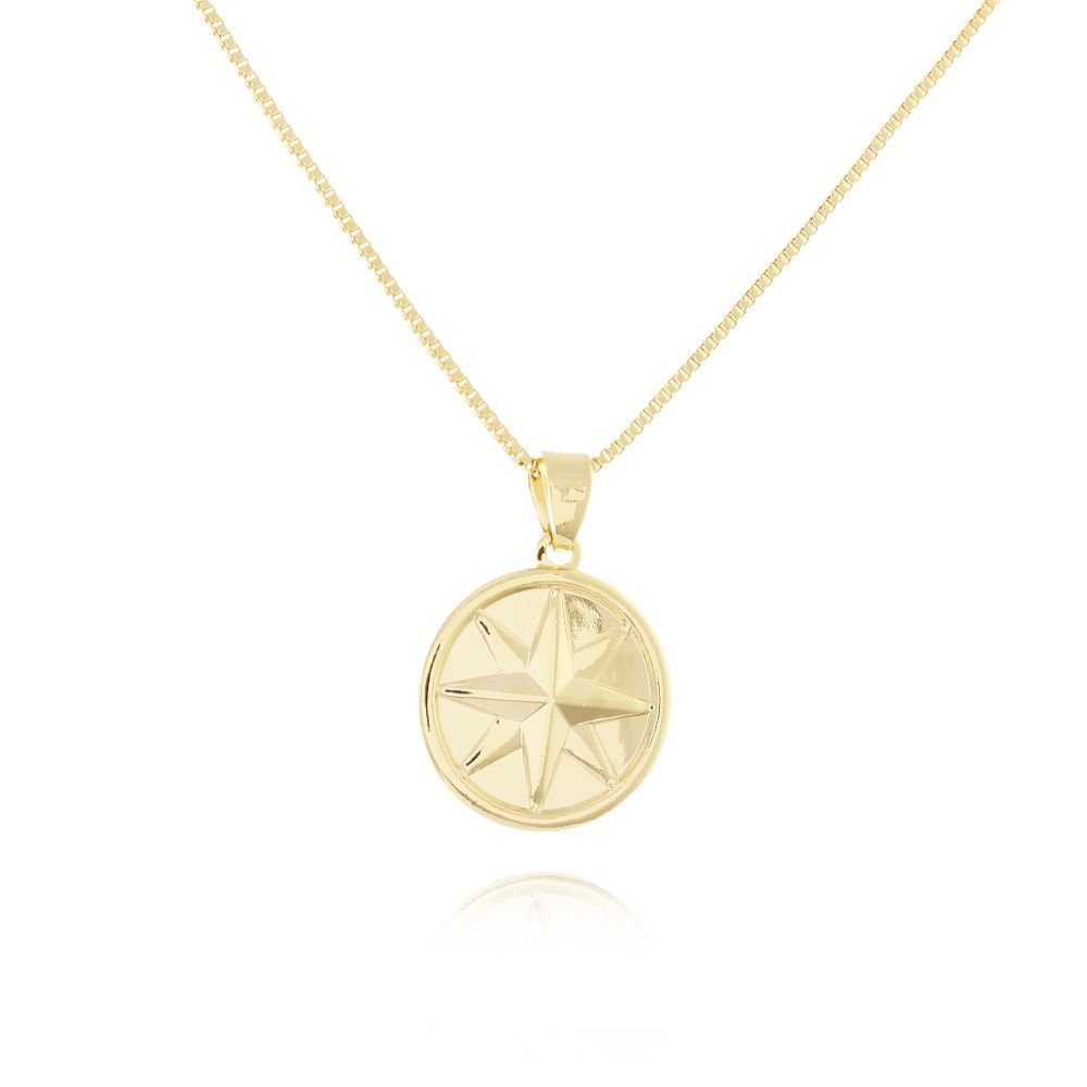 Clt-2863-Fo Colar Pentagrama