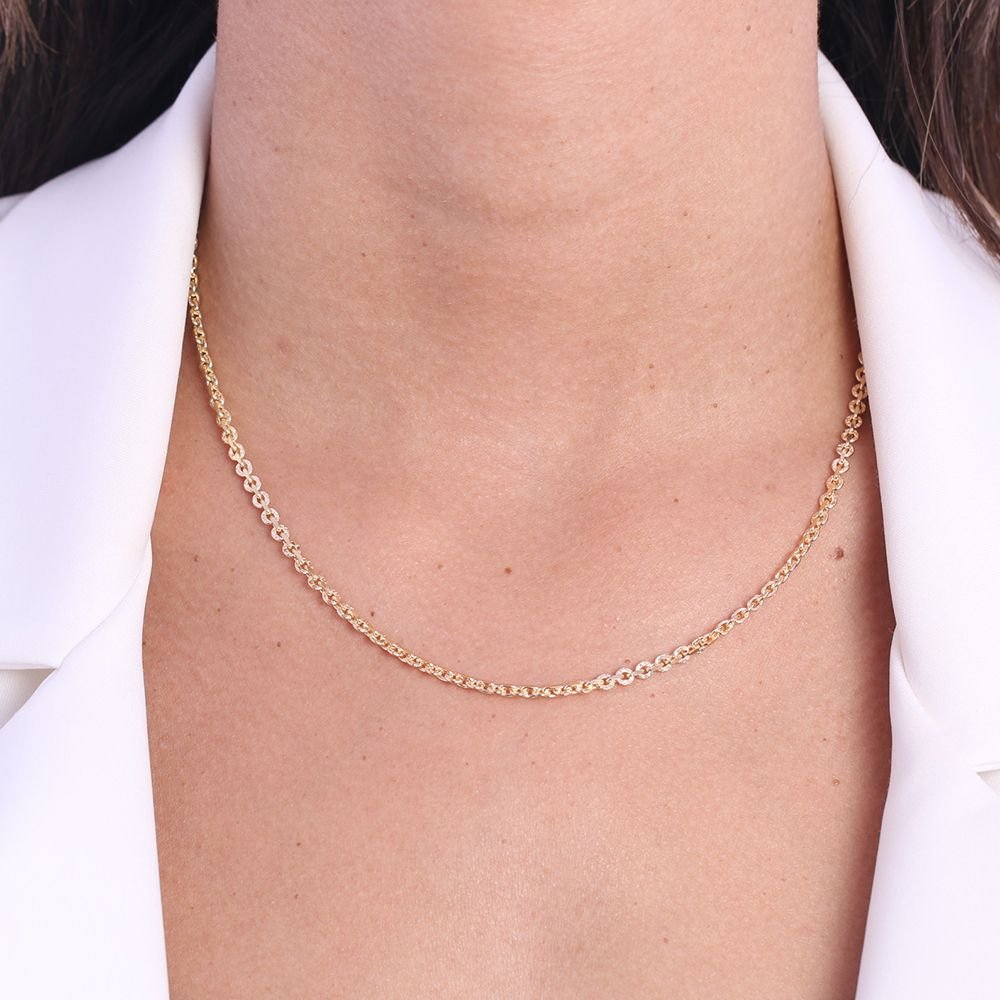 Clt-3341-Fo 50cm+5cm Colar Detalhado