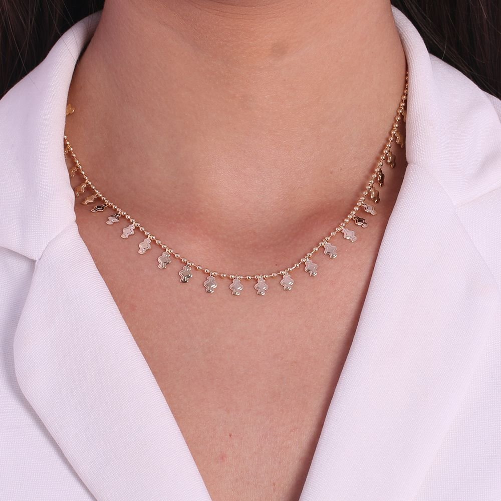 Clt-5393-Fo Chocker De Cruz (32cm+10cm)