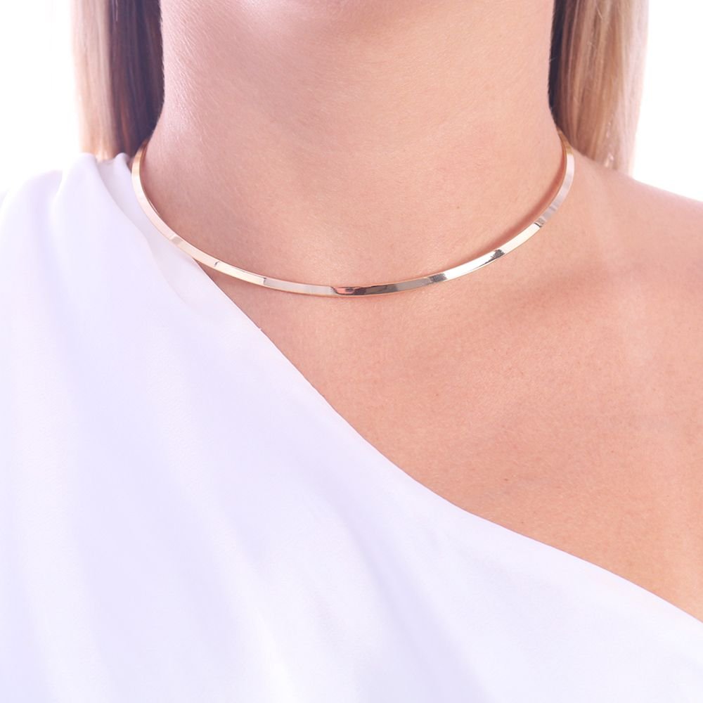 Clt-5590-Fo Choker Rígida Lisa (3mm)