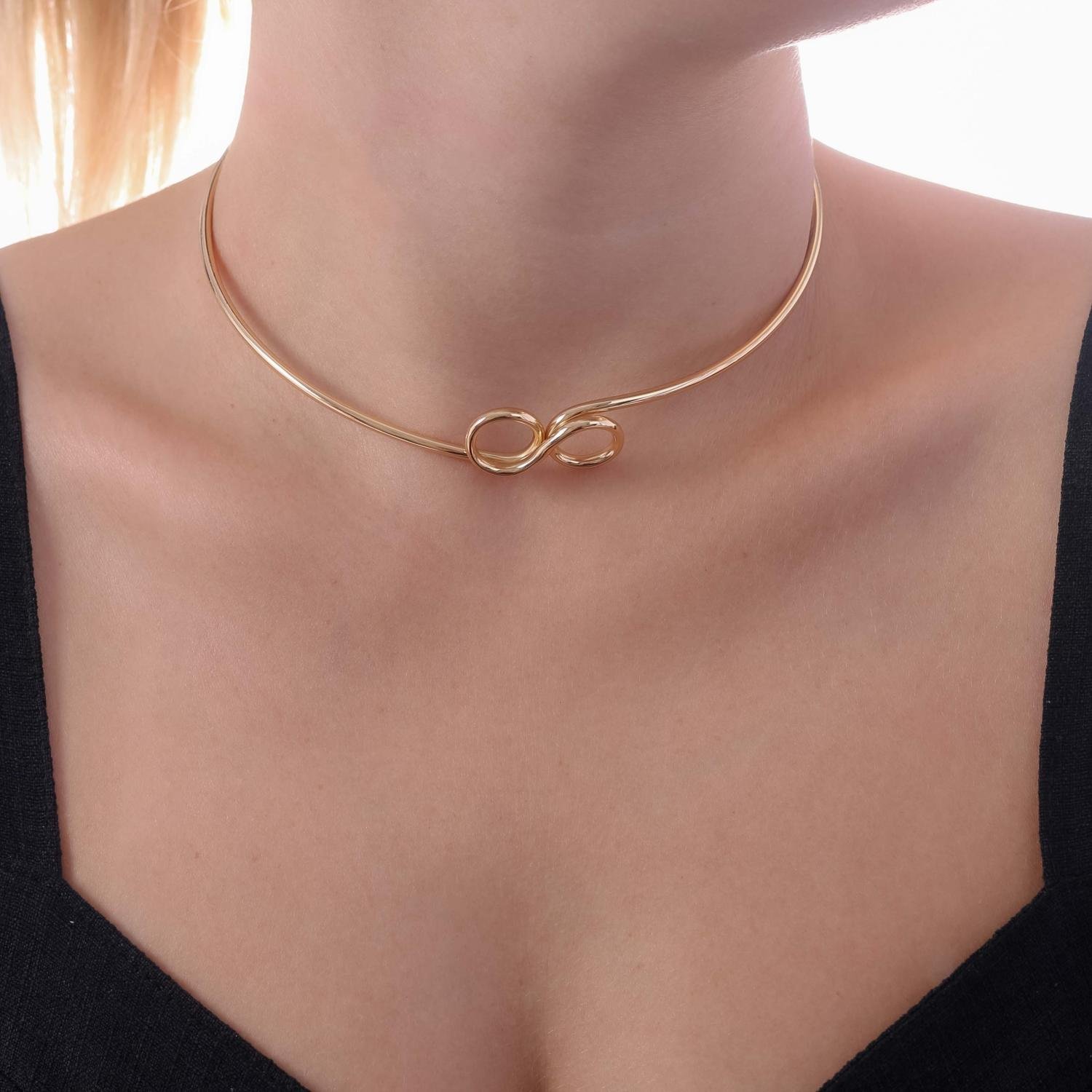 Clt-5696-Fo Choker Aro Detalhado.